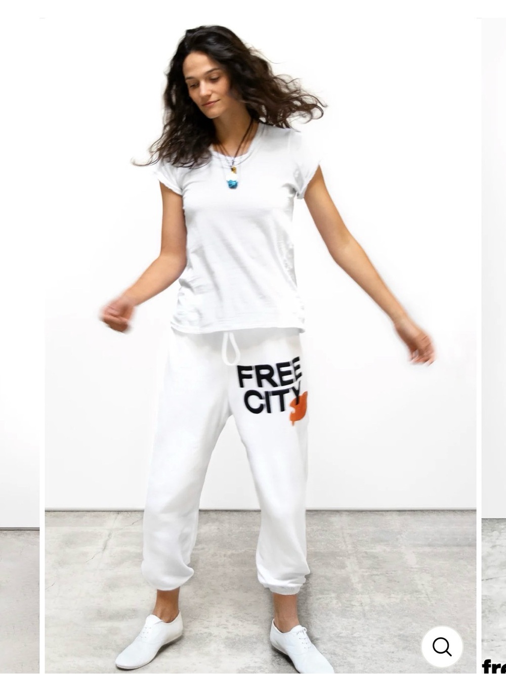 freecity Off White Logo Sweatpants
